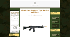 Desktop Screenshot of airsoft-guns-gas-electric-spring.com